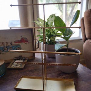Gold Jewelry stand